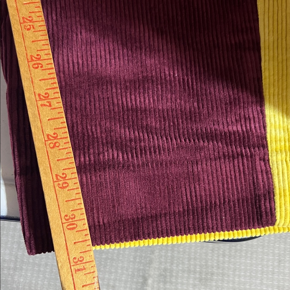 Brooks Brothers Color Block Pants. Navy, Green, Burgundy and Yellow - Picture 9 of 9